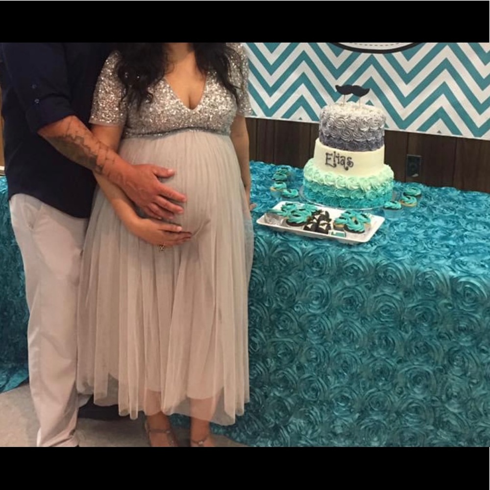 ASOS, US 10, maternity, silver